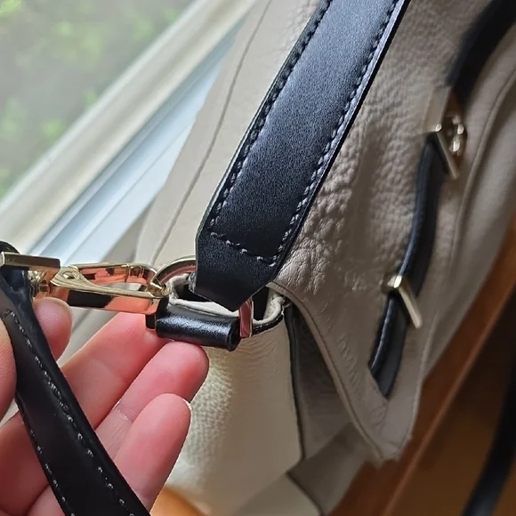 Kate Spade Gray and Black Shoulder Bag EUC - Picture 6 of 11